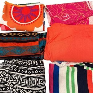 Assorted amount of knit and cotton fabric